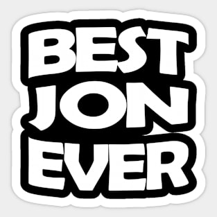 Best Jon ever Sticker